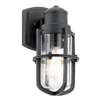 Suri Outdoor Wall Light Small in Textured Black