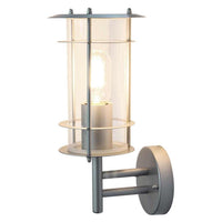 ordrup Outdoor Wall Light in Silver