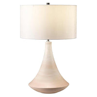 PInner Table Lamp Subtle Pink and Matt Cream ELS.PINNER-TL Elstead Lighting