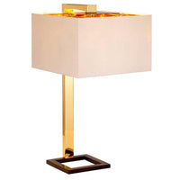 Plein Table Lamp Dark Brown / Polished Gold ELS.PLEIN-TL Elstead Lighting