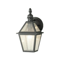Polruan Wall Lantern E27 IP44 in Black Elstead Lighting - ELS.POLRUAN