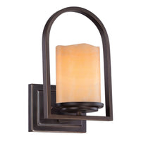 Aldora Wall Light 1lt E27 in Palladian Bronze Elstead Lighting - ELS.QZ-ALDORA1