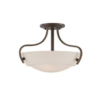 Chantilly Semi-Flush Ceiling Light 3Lt E27 in Bronze Elstead Lighting - ELS.QZ-CHANTILLY-SF3