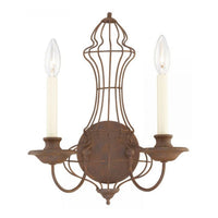 Laila Wall Light 2Lt E14 in Antique Bronze Elstead Lighting - ELS.QZ-LAILA2