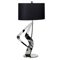 Ribbon Table Lamp Polished Nickel ELS.RIBBON-TL Elstead Lighting