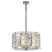 Shoal 4Lt Pendant Light in Polished Nickel