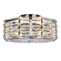 Shoal 4Lt Flush Mount Ceiling Light in Polished Nickel