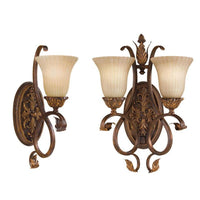Sonoma Valley /2Lt Wall Light E27 in Aged Tortoise Shell Elstead Lighting - ELS.FE-SONOMAVALLEY1, ELS.FE-SONOMAVALLEY2