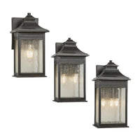 Livingston Wall Lantern /2Lt/3Lt E27/E14 in Imperial Bronze Elstead Lighting - ELS.QZ-LIVINGSTON2