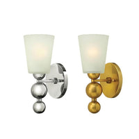Zelda Wall Light E27 in Polished Nickel and Vintage Brass Elstead Lighting - ELS.HK-ZELDA1