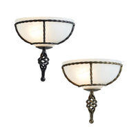 Pembroke Wall Uplighter E27 in Black or Black/Gold Elstead Lighting - ELS.PB-WU-BLK