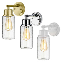 Morvah Indoor Wall Light Brushed Brass, Polished Chrome, White