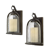 Quincy Small/Medium Wall Lantern E27 in Oil Rubbed Bronze Elstead Lighting - ELS.HK-QUINCY