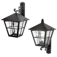 Edinburgh Wall Up/Down Lantern E27 in Black Elstead Lighting - ELS.BL37 BLACK, ELS.BL36 BLACK