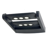 Sigmund 6Lt Outdoor LED Wall Light in Graphite