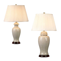 Ivory Crackle Table Lamp ELS.IVORY-CRA-TL Elstead Lighting