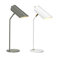 Quinto Table Lamp Dark Grey, White ELS.QUINTO-TL Elstead Lighting