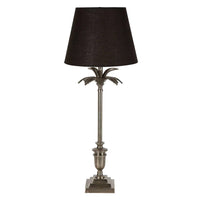 Palm Springs Table Lamp Base in Silver