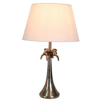 St Vincent Table Lamp Base in Antique Silver