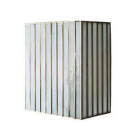 Bel Air Outdoor Wall Light in Antique Brass / White