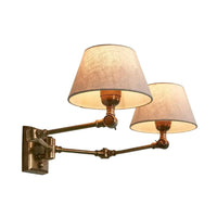 Worcester Sconce Indoor Wall Light in Antique Brass or Silver Emac and Lawton Lighting - ELPIM30541AB, ELPIM30541AS