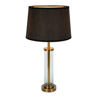 Breakwater Table Lamp Base in Antique Brass
