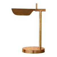 Antigua Desk Lamp in Antique Brass