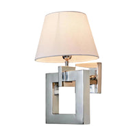 Beverly Indoor Wall Light 1x40w B22 in Nickel Emac and Lawton Lighting - ELSB21738