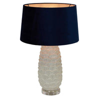 ThurnTree Coral Ceramic Table Lamp Base only in White