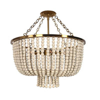 Mayflower Ceiling Pendant Light in Antique Gold