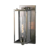Pavillion Outdoor Wall Light in Antique Brass or Antique Silver