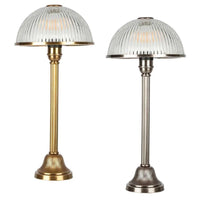 Fraser Table Lamp Antique Brass, Antique Silver ELPIM31492 Emac and Lawton Lighting