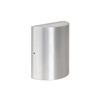 Small Al LED 2-Way Wall Light in Brushed Aluminium Eurotech - A3052LED