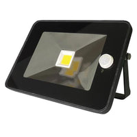 EconLED PIR Sensor Floodlight 30w in Black