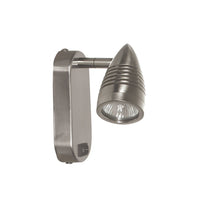 GEBAR Single Switched Spotlight in Brushed Chrome Eurotech - GEBAR908-1TS-BCH-LED