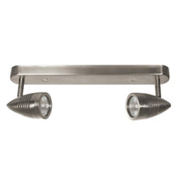GEBAR Double Spotlight in Brushed Chrome Eurotech - GEBAR908-2T-BCH-LED