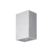 Small Al LED 2-Way Wall Light in Brushed Aluminium Eurotech - L1268UD