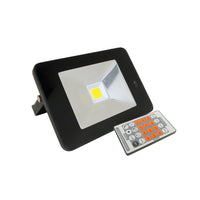 EconLED Sensor Floodlight 20w in Black/White Eurotech - LEDFLOOD20W4KS