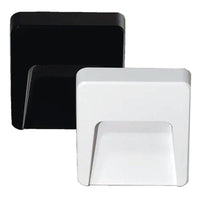 Sole One Way LED Step Light CCT 1.5w Black and White