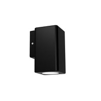 Byron Outdoor Wall Light Square-Small in Black Eurotech - LUS1003