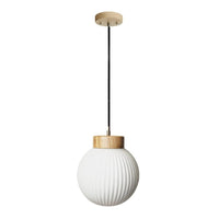 Freya Pendant Light in Opal White Glass