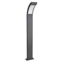 Draco Curved LED Bollard Light 6w in Charcoal Eurotech - RB602-6003K