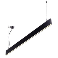 LED Linkable Office Pendant Light (Black/White/Silver) Eurotech - SPEND40-600-BLK, SPEND40-600-WH, S4090DEG-WH, S40STRT