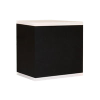 Cube Up/Down LED Bulkhead Small 5w in Black Eurotech - YBU5W3K