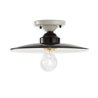 BandW Ceiling Light Small, Medium, Large in White / Black