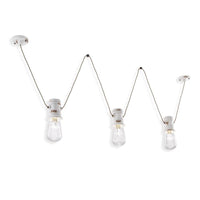 Urban Pendant Light 3Lt in Vintage White