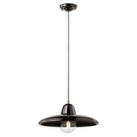 BandW Curve Pendant Light in Black