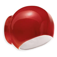 Ayrton Indoor Wall Light in Light Blue, Lemon Yellow, Grey, Vintage Red