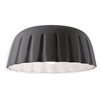 Madame Gres Ceiling Light Small/Large in Black Grey, Coral Pink, Natural White or Silver Grey