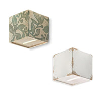 Vague Vintage Square Indoor Wall Light in Autumn or Vintage White